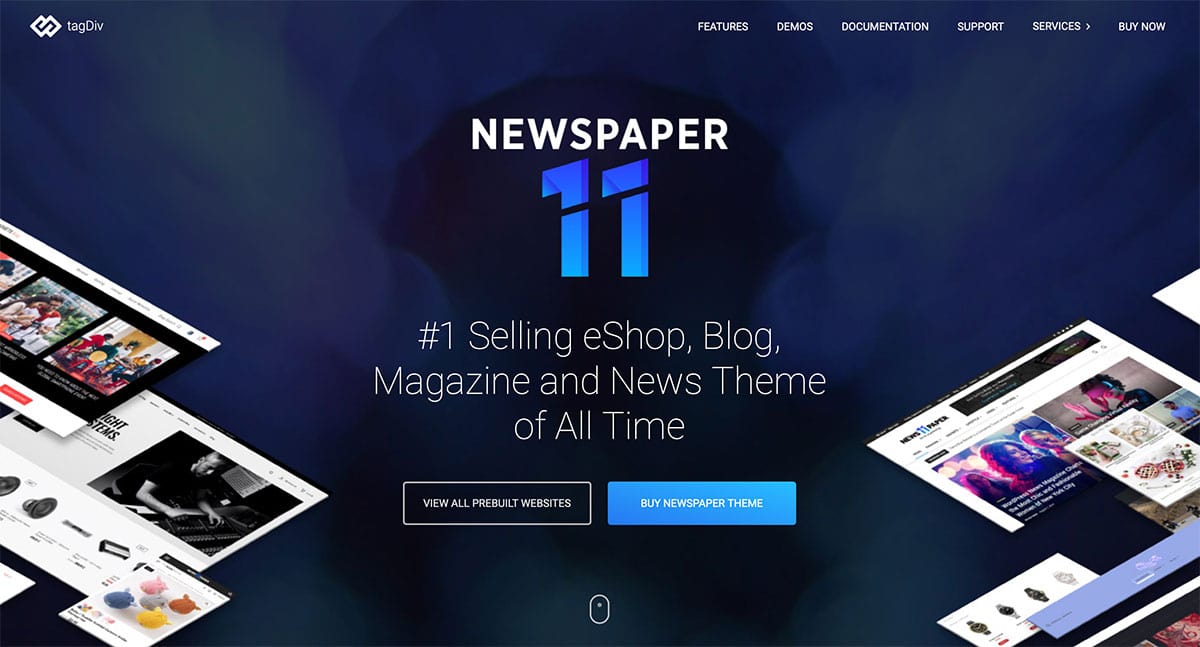 Newspaper - best blogger WordPress theme for 2023