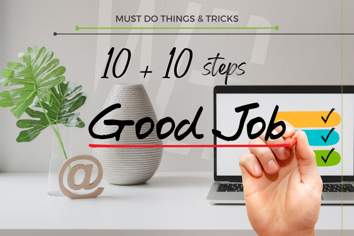 20 steps for a good business website 20 steps for a good business website