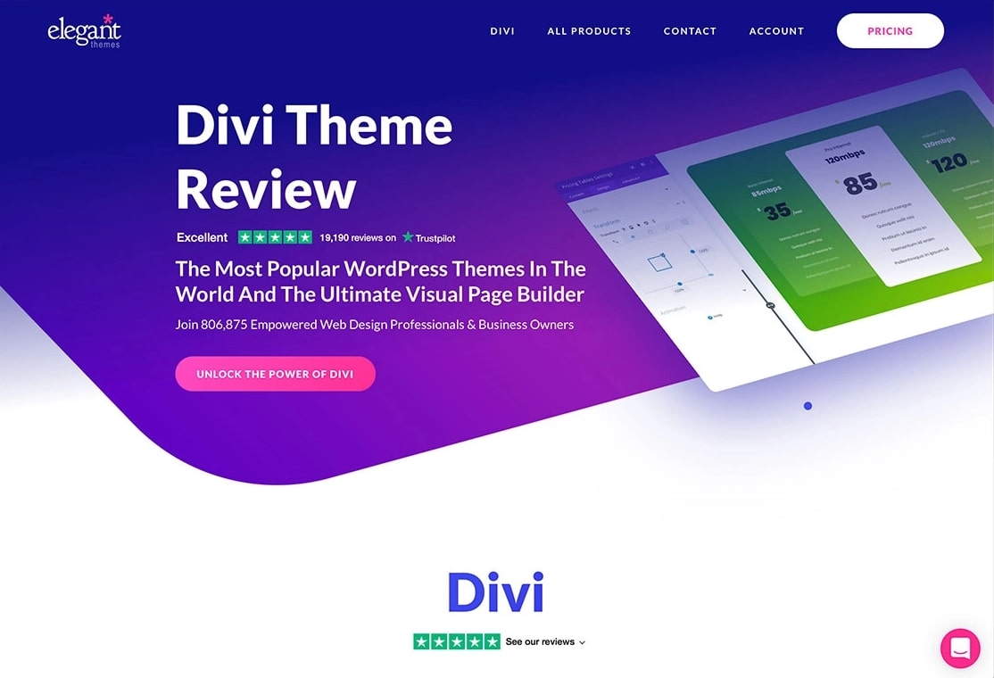 Divi Theme - the best theme for bloggers in 2023